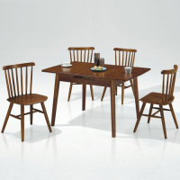 MUNA家居 H-869折合實木餐桌(不含椅) 102-129X80X75cm
