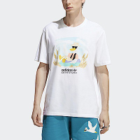 Adidas ADV Tee [HZ1145] 男 短袖 上衣 T恤 亞洲版 休閒 活潑 俏皮 棉質 舒適 穿搭 白