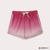 Hang Ten-女童-REGULAR FIT鬆緊腰頭漸層設計短褲-粉
