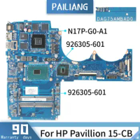 PAILIANG Laptop motherboard For HP Pavillion 15-CB Mainboard Core SR32Q i7-7700HQ N17P-G0-A1 DDR4