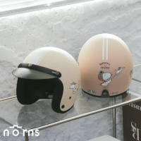 💥Peanuts史努比安全帽- Norns Original Design Snoopy 3/4半罩安全帽 機車造型騎士帽-飛行員