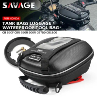 Motorcycle Tank Bag For HONDA CB650R CB650F CBR 650R 500R CB500F CB500X Transalp 750 Twister CB 150R 300R 1100 Tanklock Luggage