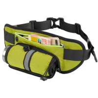 Running Sling Bag Waist Pack Running Belt With Water Bottle Holder Sports Waist Pouch For Women Men Travel Sling Bag For Ladies