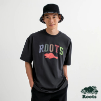 【Roots】Roots 男裝- COLOURFUL ROOTS短袖T恤(深灰色)