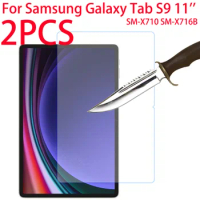 2PCS For Samsung Galaxy Tab S9 WiFi 5G 11 Inch 2023 Tempered Glass Screen Protector For Samsung S9 Protective Film Fit Screen