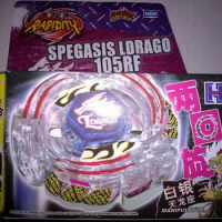 SPINNING TOP Lightning L-Drago/Spegasis LDrago 105RF 4D With Left Right Spin Launcher US Seller!