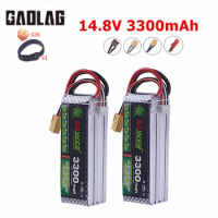 4S 14.8V 3300mAh 60C Lipo Battery with XT30 XT60 T Connector Softcase Lipo Battery for RC Car Truck 