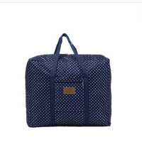 收納袋搬家袋（藏青點點）（特大60*50*25cm（適合單人被）） 