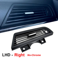 aimey แผงช่องระบายอากาศแอร์ด้านหน้าซ้าย กลาง ขวา พร้อมแผ่นโครเมียม สำหรับ BMW 5 Series F10 F18 B8T9H