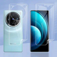 3PCS Matte Hydrogel Film for VIVO X100 Pro Screen Protector for VIVO X100Pro Front and Back Protective Film Not Glass
