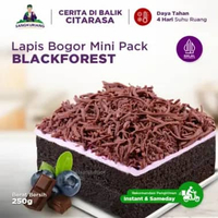 Lapis Bogor Sangkuriang Blackforest - Mini Pack (250gr) - Oleh-oleh Khas Bogor