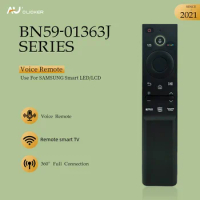 BN59-01363J Smart TV Voice Remote Control Compatible with Samsung Neo QLED SUHD HDR Frame Curved and Crystal Ultra HD Series