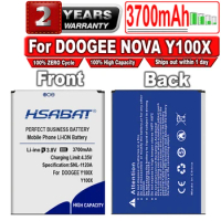HSABAT New 3700mAh Mobile Phone Battery Use for DOOGEE NOVA Y100X Battery Accumulator AKKU