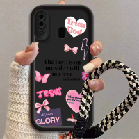 Sarung Telefon Rama-rama Cinta Serasi Dengan Samsung A205, A207F, A217F TPU Samsung A305, A315F Reka