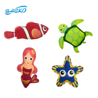 【SAEKO】兒童沉水玩具三件組 DT01(小丑魚 美人魚 海龜 海底生物 游泳 卡通)