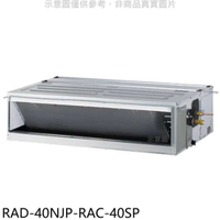 《滿萬折1000》日立江森【RAD-40NJP-RAC-40SP】變頻吊隱式分離式冷氣(含標準安裝)