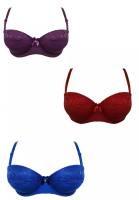 Modernform International 1-pcs Modernform Bra Cup B Sexy Push Up Design with Beautiful Lace Wired (P1126)