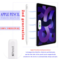 100% Original Apple Pencil 2nd Generation Stylus Pen Magnetic Wireless Charging Tablet Touch Pens Palm Rejection Digital Pencils