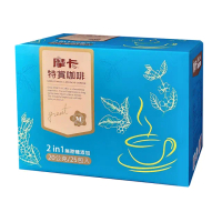 【Mocca 摩卡】特賞二合一咖啡-無糖x2盒(25gx25入/盒)