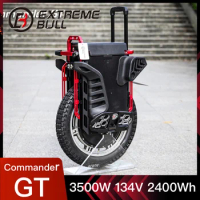 New Pre-Sale Of EXTREMEBULL Commander GT Electric Unicycle 20inch 3500W C38HT 134V 2400Wh 5A Suspension Oil Spring Unicycle