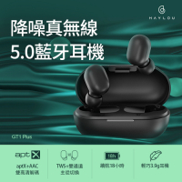 Haylou-GT1 plus MINI指紋觸控降噪真無線5.0藍牙耳機
