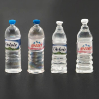 4Pcs RC Car Accessories Decoration Mini Mineral Water Bottle for 1/10 RC Rock Crawler Axial SCX10 TAMIYA RC4WD D90 TF2 Traxxas