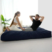Bean Bag Sofa Bed for Adults, Convertible Beanbag Folds from Lazy Chair to Floor Mattress Bed, Big Sofa Bed, Giant Bean Bag Sofa