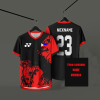 ปรับแต่งฟรี เสื้อแบดมินตันคอลเลกชัน All England สำหรับฤดูร้อนปี 2025 ระบายอากาศและสวมใส่สบาย ปรับแต่