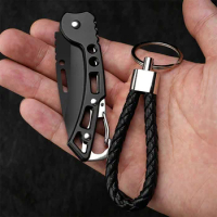 2024 New Outdoor Folding Knife Sst Fruit Knife Edc Portable Keychain a Folding Multifunction Pocket