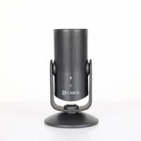 【CAROL 佳樂電子】直播錄音用桌上型智慧觸控麥克風 USB-100C(適用 Podcast 收音、直播、宅錄、ASMR)