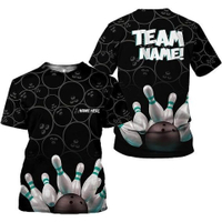 2026Personalized Name Bowling Shirts for Men and Women 3D Bowling Shirts S-5XL