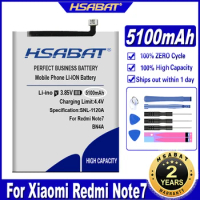 HSABAT BN4A 5100mAh Battery for Xiaomi Redmi Note 7 / Redmi Note 7 Pro Batteries