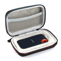 Newest Hard EVA Portable Bag Case for SanDisk 250GB/ 500GB/ 1TB/ 2TB Extreme Portable SSD SDSSDE60 Carrying Storage Cover Bag