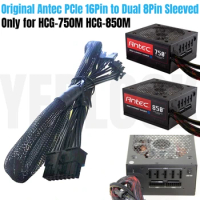 Original Antec 16Pin to PCIe SATA Molex CPU Modular Cable for High Current Gamer HCG-750M 750W HCG-850M 850W Bronze Power Supply