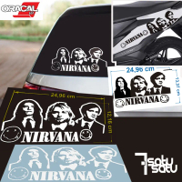 Stiker Motor Mobil Band Nirvana bisa Hiasan Dingding Vynil Decal Rock Grunge Punk Alternative Metal 