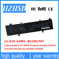 11.52V 42Wh B31N1707 Laptop Battery for ASUS Vivobook X411UA X411UF X411UN X411UQ S14 S410UA S410UN