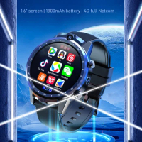 New Sports 4G Smart Watch Touch Screen Dual Camera Support SIM Card 5MP HD Camera 4GB+64GB ROM WIFI GPS Google Play wrist Watch