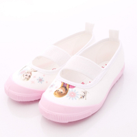 日本Moonstar機能童鞋 日本製冰雪奇緣室內鞋 F014粉(中小童段)