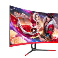 24 / 27 / 32 inch pc monitor gaming curved 75hz monitor 2ms curved screen lcd monitor