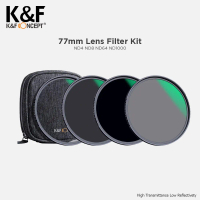 KNF Concept 77mm 4in1 Filter Kit ND4 ND8 ND64 ND1000 with Case Filter