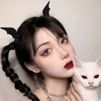 Kẹp tóc cho bé gái phong cách goth với hình cánh quỷ dơi, băng đô kẹp tóc cosplay thiết kế goth dành
