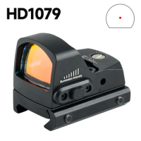 Red Dot Sight HD1079 Tactical Optical Riflescope 3-4MOA Hunting Compact Collimator Reflex Sights Glock Scope for 20mm Rail