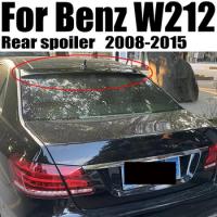 For Mercedes Benz E Class W212 E180 E200 E260 E300 E320 2008-2015 Sedan Rear Roof Window Trunk Lid Car Spoiler Wings Accessories
