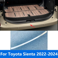 Car Accessories For Toyota Sienta 2022 2023 2024 Exterior Rear Trunk Bumper Foot Plate Tailgate Door Sill Scuff Guard Plate