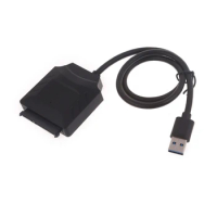 USB3.0 to Sata Hard Disk Cable for 3.5 Inches SSD HDD Hard Drive Computer Connectors USB3.0 to Sata Adapter Cable