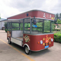 Custom Size Hot Dog Stand Ice Cream Cart Taco House Juice Candy Kiosk Sale Clothes Food Truck Electric