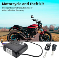 12V Car Security Alarm System 2 Way Motorcycle Immobilizer Remote Control Burglar Keyless Entry Siren Motorbike Alarm System