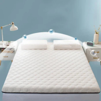 Modern Dormitory Mattress Creative Folding Dustproof Latex White Guest Bedroom Mattress Single Topper Colchon Room Furniture