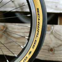 bike 16x1.35 349 folding tire for Brompton 35-349 yellow edge anti puncture