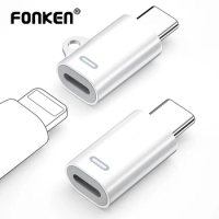 FONKEN OTG Adapter for iOS Lightning Female To Type C Male Connector Fast PD Charging Adaptor Converter for iPhone 15 Promax